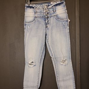 Refuge high waisted skinny jeans